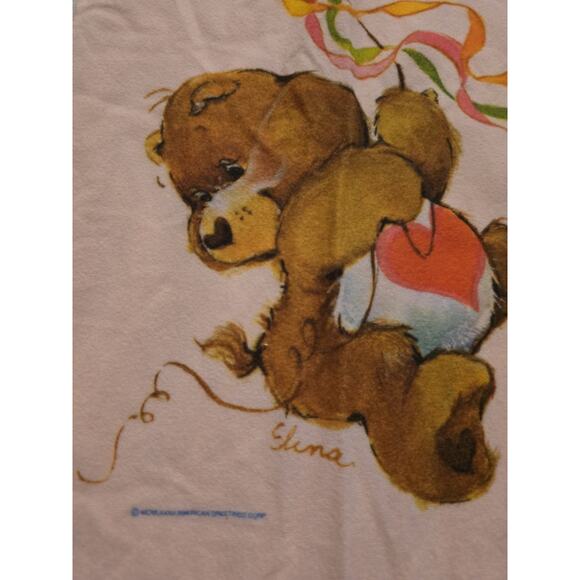 Vintage Care Bears Nightgown Tenderheart 1983 Retro 80s Pajamas - Picture 4 of 7